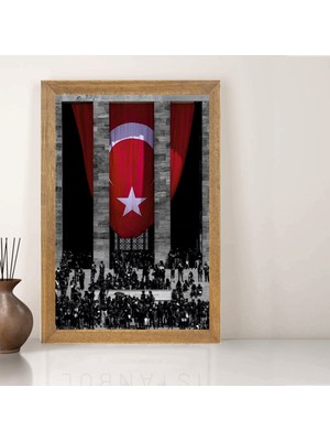 Lioncraft Anıtkabir Tablo, Çerçeveli Cam Tablo 20X30 cm