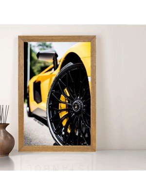 Lioncraft Jant Tablo, Çerçeveli Cam Tablo 20X30 cm