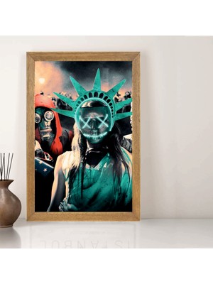 Lioncraft Tablo, Çerçeveli Cam Tablo 30X45 cm