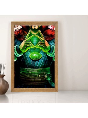 Lioncraft Marvel Doctor Strange Tablo, Çerçeveli Cam Tablo 30X45 cm