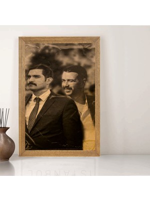 Lioncraft Fırat Çakıroğlu, Sinan Ateş  Tablo, Çerçeveli Cam Tablo 20X30 cm