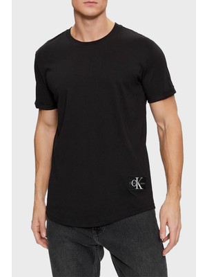 Calvin Klein % 100 Pamuk Regular Fit Bisiklet Yaka T Shirt J30J323482BEH Erkek T Shirt J30J323482 Beh