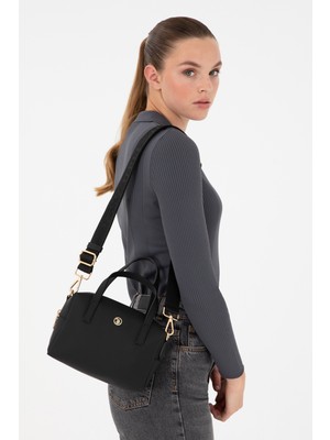 U.S. Polo Assn. Kadın Siyah Kol Çantası 50303438-VR046