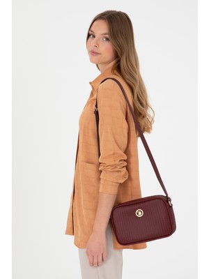 U.S. Polo Assn. Kadın Bordo Çapraz Çanta 50293694-VR014