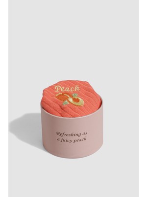 House Of Silk Juicy Joy 'juicy Peach' Meyve Nakışlı Külot Turuncu