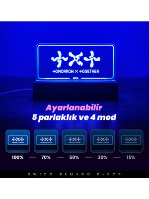 Swico Remado Kpop Txt Temalı Gece Lambası (Yurt Dışından)