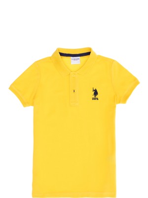 U.S. Polo Assn. Erkek Çocuk Koyu Sarı Tişört Basic 50262958-VR094