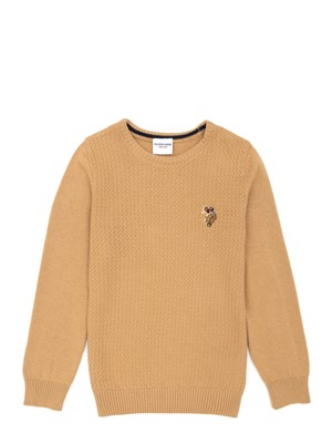 U.S. Polo Assn. Erkek Çocuk Kum Kazak /Triko 50269033-VR085