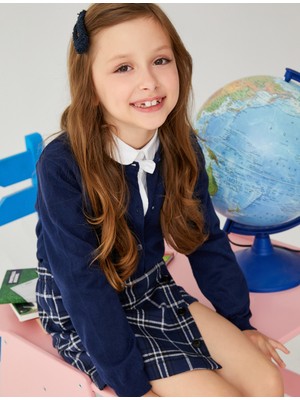 Koton Basic Triko Hırka Yuvarlak Yaka Düğmeli Uzun Kollu