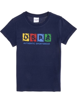 U.S. Polo Assn. Erkek Çocuk Lacivert Tişört 50263286-VR033