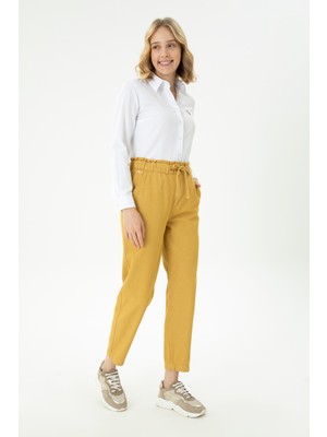U.S. Polo Assn. Kadın Safran Pantolon (Jean) 50271479-VR043