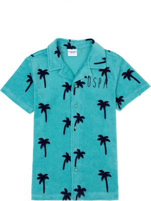 U.S. Polo Assn. Erkek Çocuk Mint Tişört 50263413-VR090