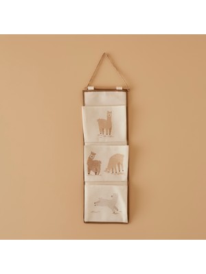 Bella Maison Alpaca Askılı Organizer Bej (20 x 60  cm )