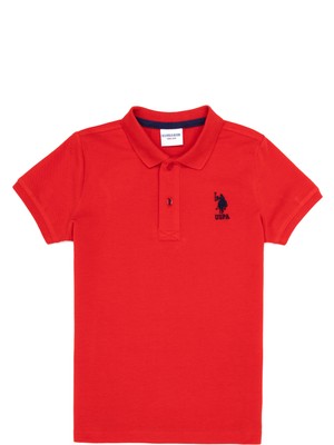 U.S. Polo Assn. Erkek Çocuk Kırmızı Tişört Basic 50262958-VR030