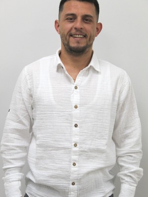 Red Sable Müslin Erkek Gömlek Beyaz