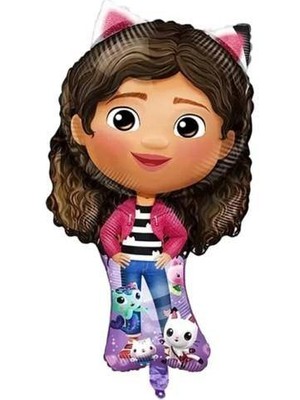 Parti Dükkanım Gabby Dollhouse Folyo Balon 49*94 Cm
