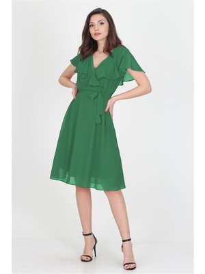 Kadın Şifon Mezuniyet Elbisesi DPRY8081