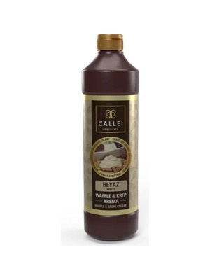 Callei 1000 GR Beyaz Çikolata Waffle Sosu Krep ve Pankek İçin Pratik Kullanım Özelliği