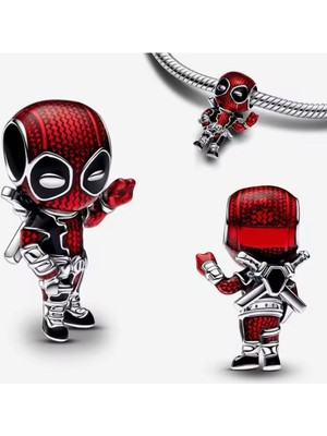 Lines Bijuteri Marvel Komik Kahraman Deadpool Charm