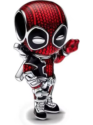 Lines Bijuteri Marvel Komik Kahraman Deadpool Charm