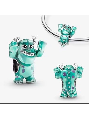 Lines Bijuteri Disney Pixar Sulley Charm 925 Ayar Gümüş