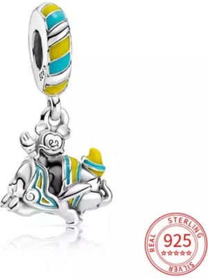 Lines Bijuteri Mickey ile Jumbo Sirk Temalı Charm 925 Ayar Gümüş