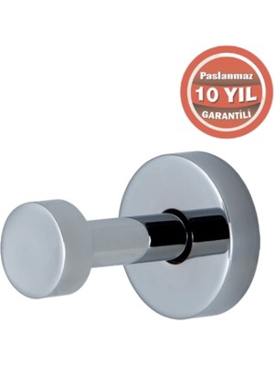 Eser Paslanmaz Çelik Banyo Bornozluk Şık Tasarım Suya Dayanıklı 10 Yıl Garantili