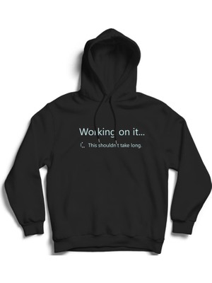 The Fame Sharepoint, Working On It, Server, Yazılımcı, Computer, Pc Pamuk Kapüşonlu Sweatshirt Hoodie