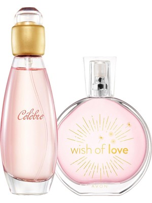 Avon Wish Of Love ve Celebre Kadın Parfüm 50 ml Seti