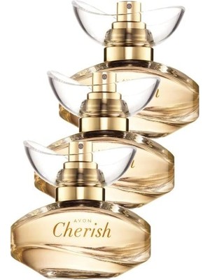 Avon Cherish Kadın Parfüm Edp 50 ml. Üçlü Set