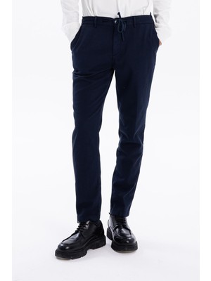 gmg firenze Lastikli Bel Kordonlu Duble Paça Erkek Pantolon