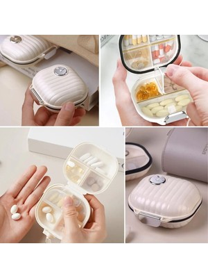 Store Mini Taşınabilir Ilaç Kutusu 7 Gün Bölmeli Küçük Ilaç Kutusu