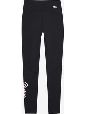 Skechers W Performance Coll. Ankle Legging Kadın Siyah Tayt S242195-001