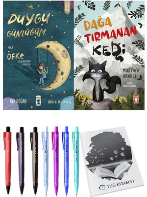 Dağa Tırmanan Kedi ve Duygu Günlüğüm Mira Öfke Gezegeni'nden Ayrılıyor 2li Set