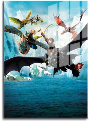 Miyrem Animasyon Kahramanları Design Cam Tablo Model: 305