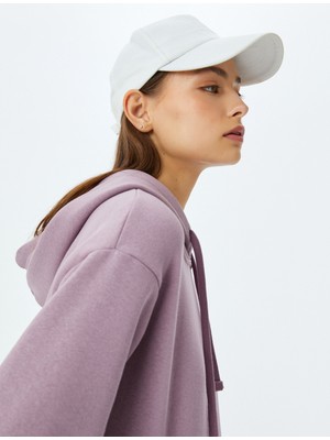 Koton Kanguru Cepli Kapüşonlu Oversize Basic Sweatshirt