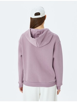 Koton Kanguru Cepli Kapüşonlu Oversize Basic Sweatshirt