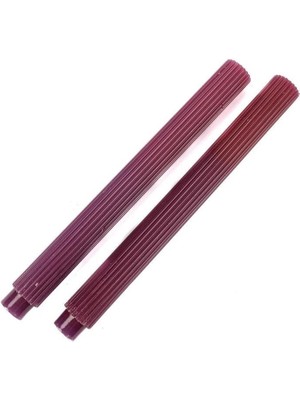 Fuşya Degradeli 2'li Mum 27CM