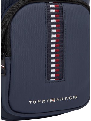 Tommy Hilfiger Lacivert Erkek Postacı Çantası Th Corp Mını Reporter