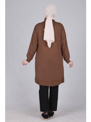 ottomanwear.com Büyük Beden Tunik Kahve OTW20103