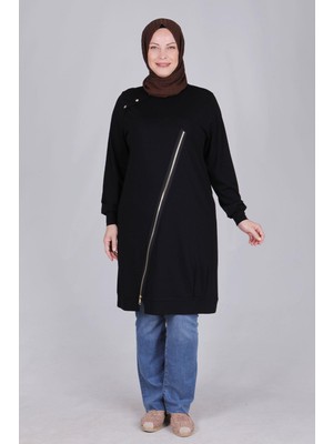 ottomanwear.com Büyük Beden Spor Tunik Siyah OTW20101