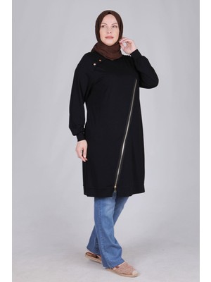 ottomanwear.com Büyük Beden Spor Tunik Siyah OTW20101