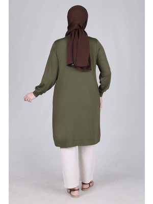 ottomanwear.com Büyük Beden Spor Tunik Haki OTW20101