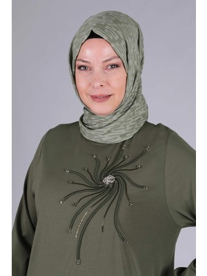 ottomanwear.com Büyük Beden Tunik Haki OTW20104