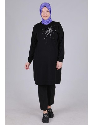 ottomanwear.com Büyük Beden Tunik Siyah OTW20104