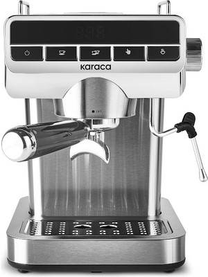 Karaca Coffee Art 1362 Süt Köpürtücülü 20 Bar Basınçlı Espresso Latte Capp. Americano Mak. 1,5l Inox