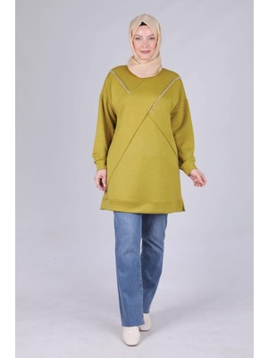 ottomanwear.com Büyük Beden Tunik Olive OTW20105