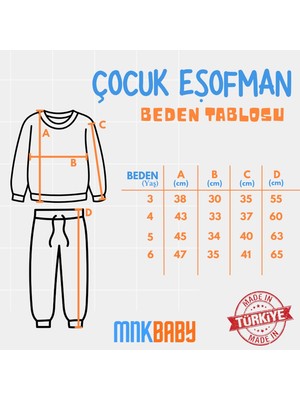 Papatya Motif Kız Çocuk Eşofman MNK0623