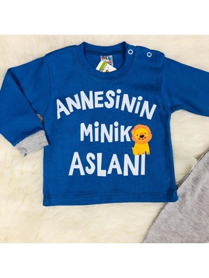 Annesinin Minik Aslanı 3 Ay Erkek Bebek Takım