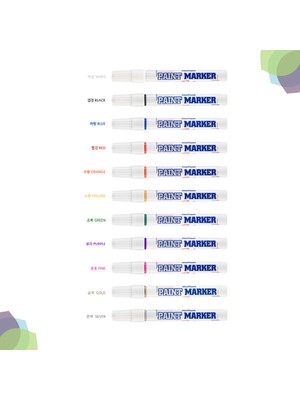 Paint Marker Munhwa Paint Marker 12'li Markalama Kalemi Sarı